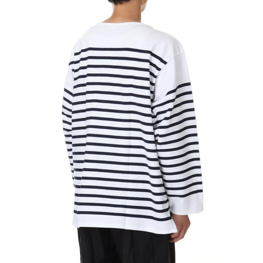 【P5倍 / SALE】WIDE BODY BOAT NECK L/S P.O. - WHITE×PIRATE (6130) ORCIVAL - Men -(オーシバル) | ORCIVAL | 02