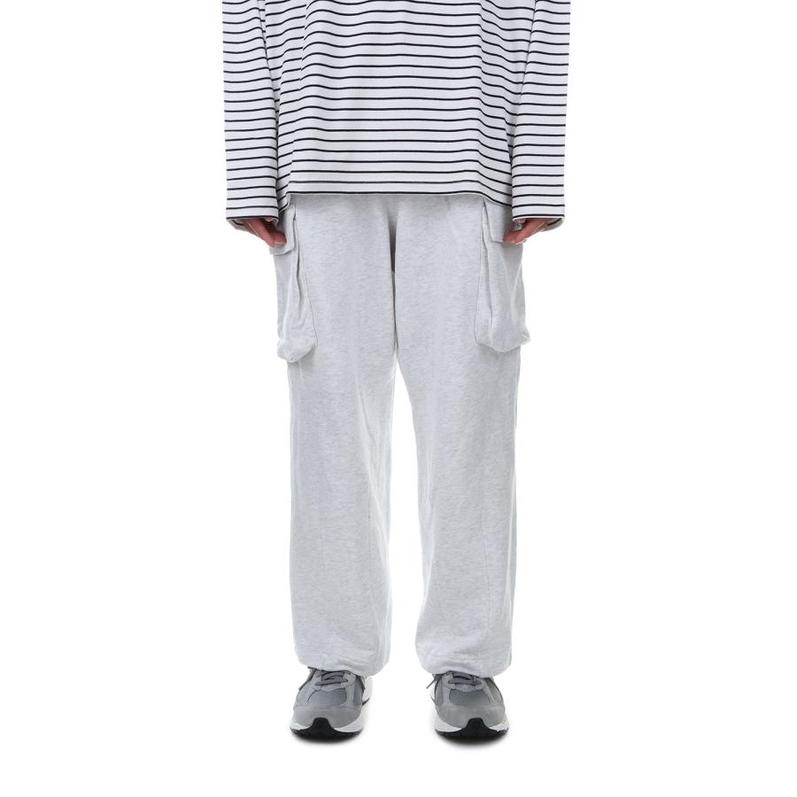 【P5倍】Switching Sweat Cargo Pants -ASH(LEP228) LEGENDA(レジェンダ) | LEGENDA