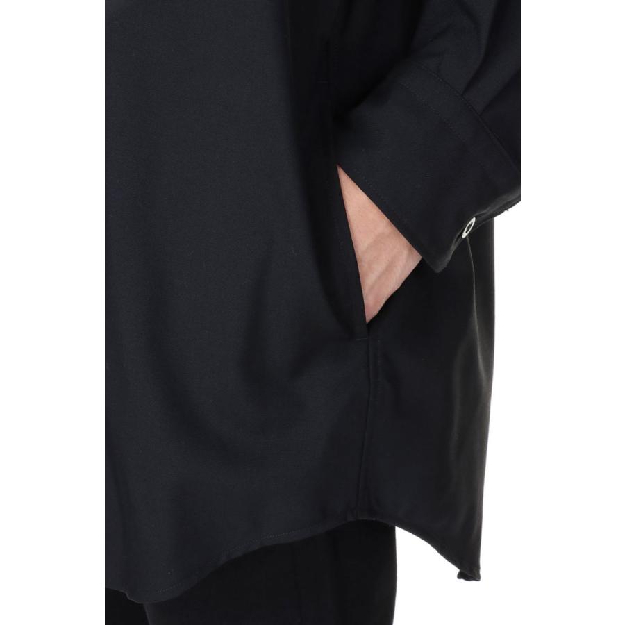 【P5倍 / SALE】Wool Tropical Big SH / BLK (2308-5004) Minedenim(マインデニム) | MINEDENIM | 04