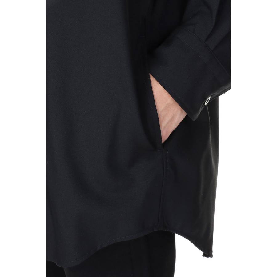 【P5倍 / SALE】Wool Tropical Big SH / BLK (2308-5004) Minedenim(マインデニム) | MINEDENIM | 04