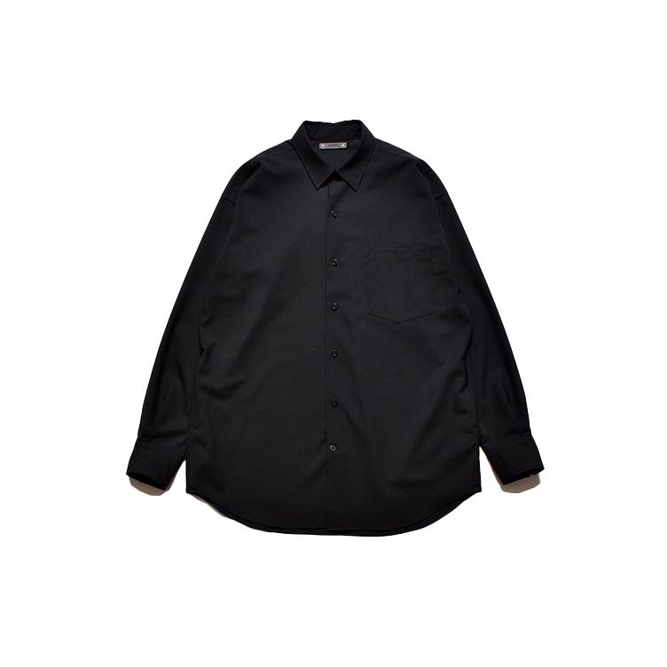 【P5倍 / SALE】Wool Tropical Big SH / BLK (2308-5004) Minedenim(マインデニム) | MINEDENIM | 06