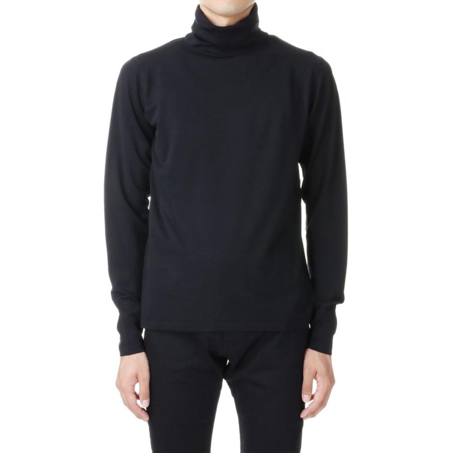 【P5倍 / SALE】CP Knit Turtle Neck Pullover  Pullover / BLK (2309-6001) Minedenim(マインデニム) | MINEDENIM | 01