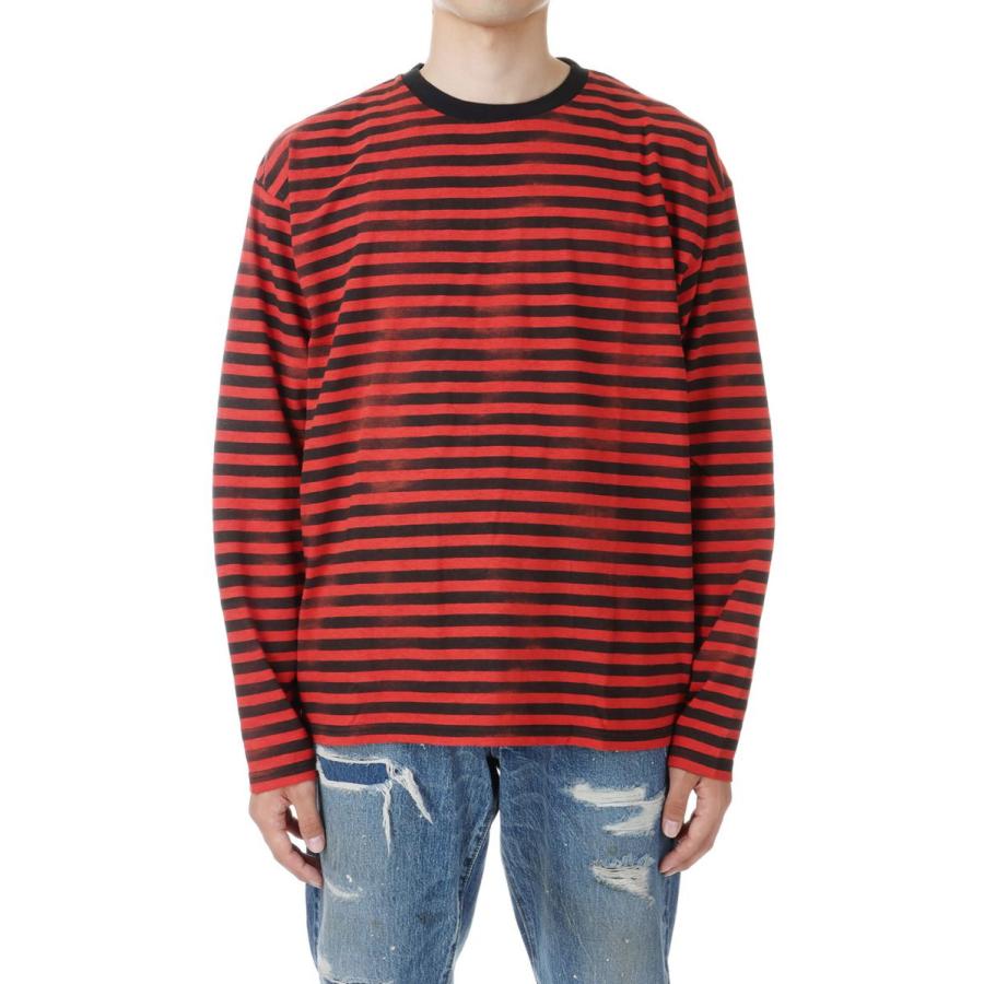 【P5倍 / SALE】Hazy Border L/S T-SH / RPT (2309-6002) Minedenim(マインデニム) | MINEDENIM | 01