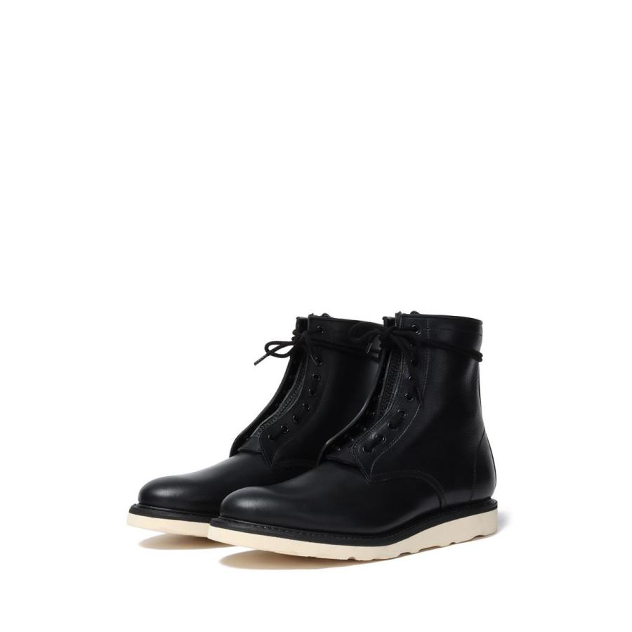 MINEDENIM 【P5倍】Leather Zipper Unit Military Boots (MGK-002