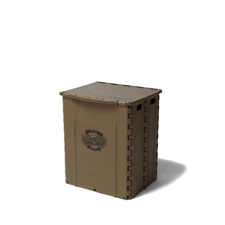 【SALE】【P15倍】FOLDING STOOL BOX / COYOTE BROWN (BAA-2205) Ballistics(バリスティクス) | BALLISTICS | 04
