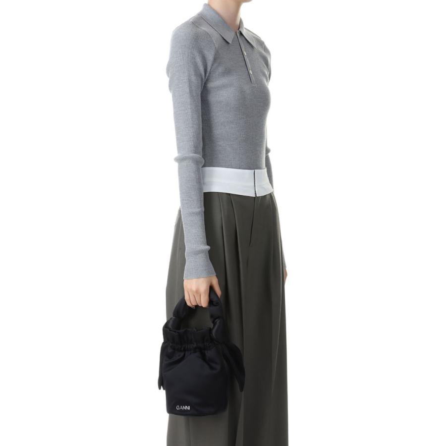 Occasion Top Handle Knot Bag-BLACK(A4973) GANNI(ガニー) | GANNI | 06