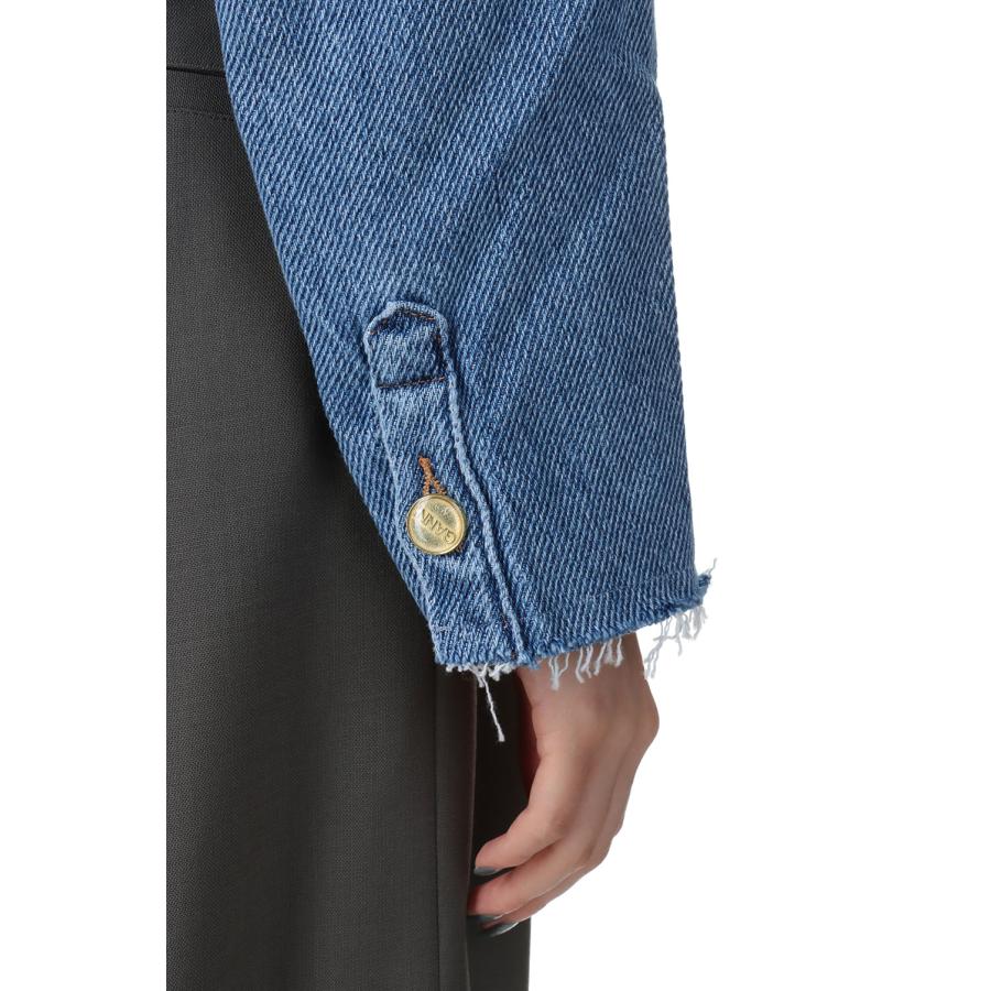 【P5倍 / SALE】One size 3 38 Heavy Denim Cropped Trucker Jacket-Light Blue Stone(J1287) GANNI(ガニー) | GANNI | 06