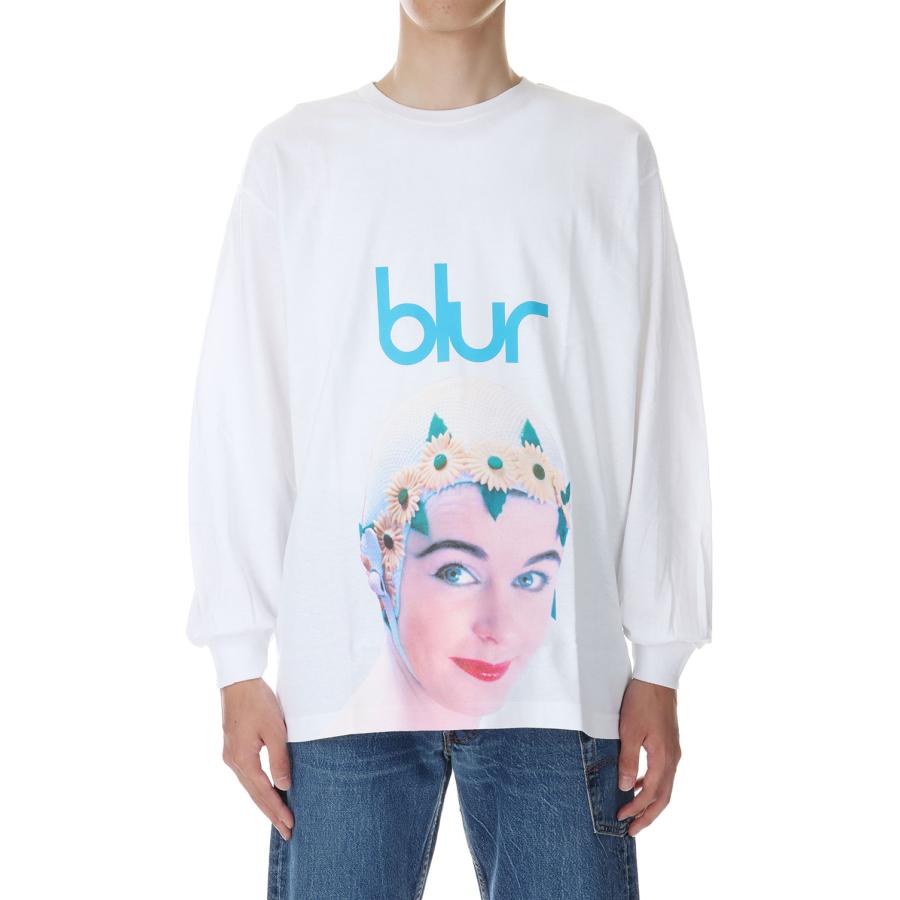 【P5倍 / SALE】leisure LS Tee / White（23AW-FSxblur-05/FS1352） F-LAGSTUF-F(フラグスタフ) | 