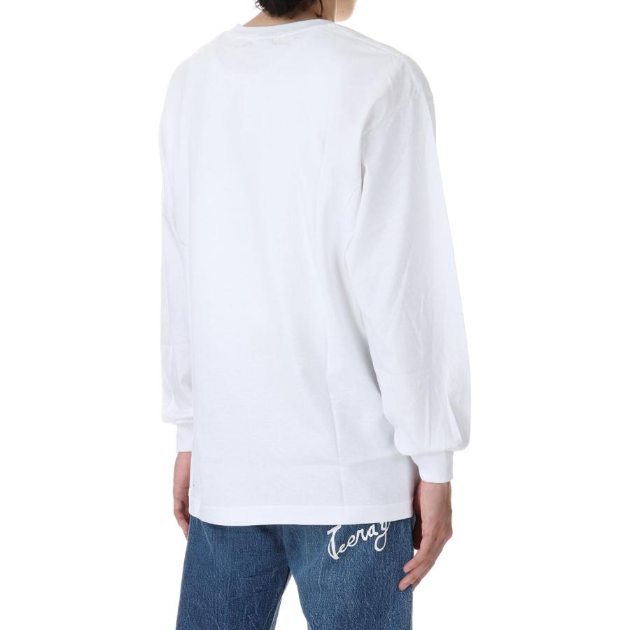 【P5倍 / SALE】leisure LS Tee / White（23AW-FSxblur-05/FS1352） F-LAGSTUF-F(フラグスタフ) |  | 02