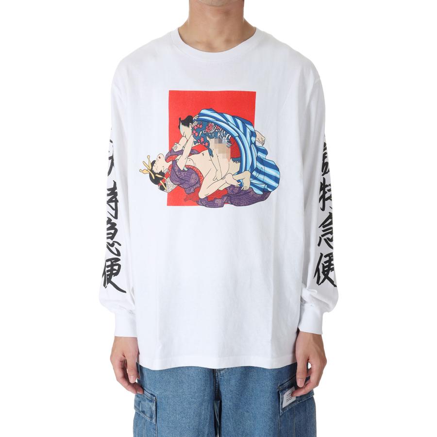 【P5倍 / SALE】地獄特急便 L/S Tee / WHITE（23AW-DELI-04/FS1257） F-LAGSTUF-F(フラグスタフ) | 
