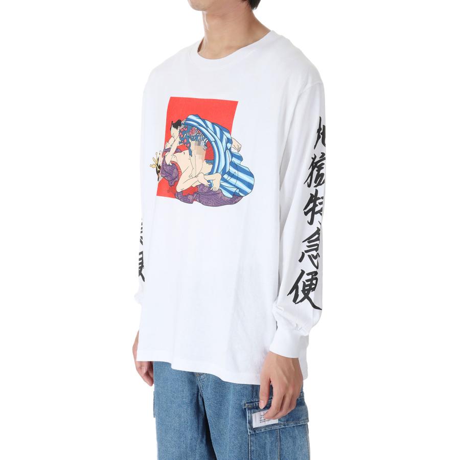 【P5倍 / SALE】地獄特急便 L/S Tee / WHITE（23AW-DELI-04/FS1257） F-LAGSTUF-F(フラグスタフ) |  | 01