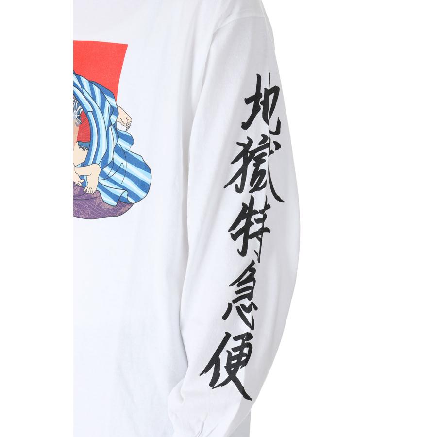 【P5倍 / SALE】地獄特急便 L/S Tee / WHITE（23AW-DELI-04/FS1257） F-LAGSTUF-F(フラグスタフ) |  | 05