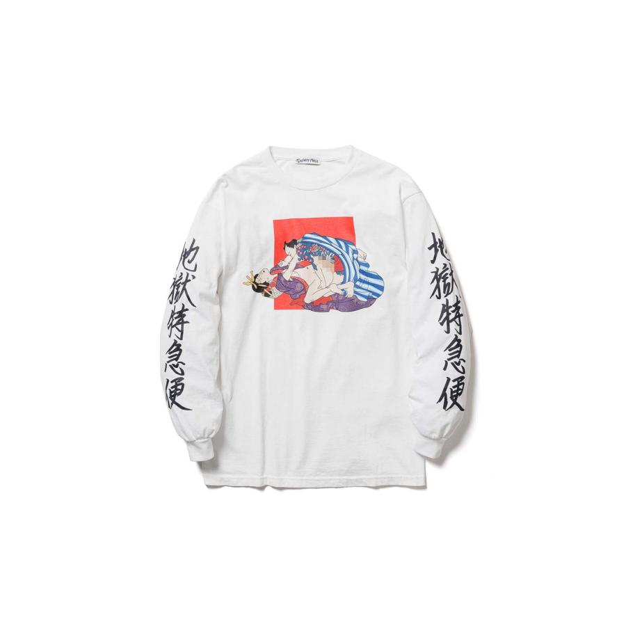 【P5倍 / SALE】地獄特急便 L/S Tee / WHITE（23AW-DELI-04/FS1257） F-LAGSTUF-F(フラグスタフ) |  | 06