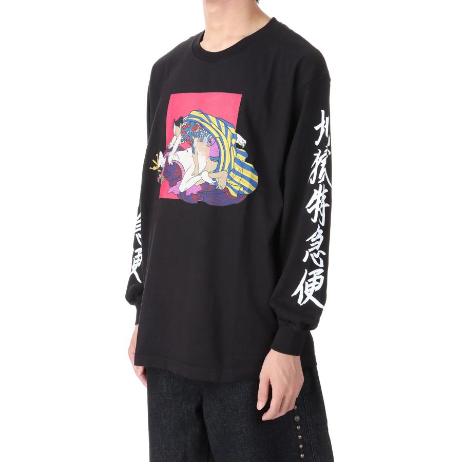 【P5倍 / SALE】地獄特急便 L/S Tee / BLACK（23AW-DELI-04/FS1257） F-LAGSTUF-F(フラグスタフ) |  | 01