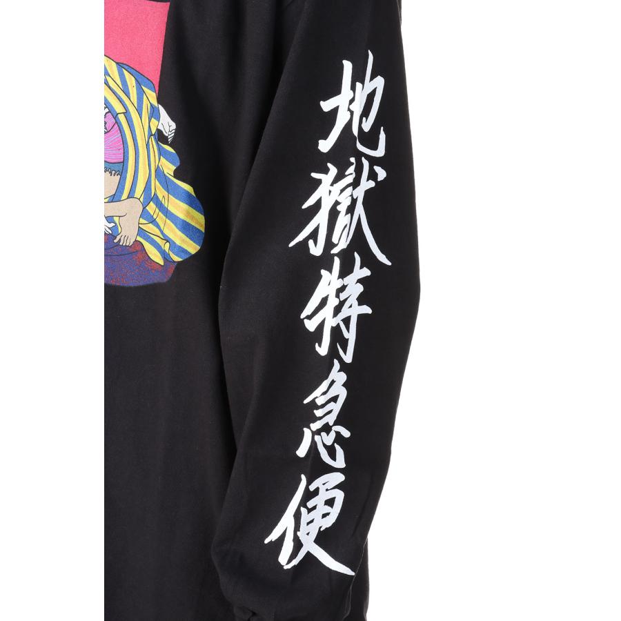【P5倍 / SALE】地獄特急便 L/S Tee / BLACK（23AW-DELI-04/FS1257） F-LAGSTUF-F(フラグスタフ) |  | 05
