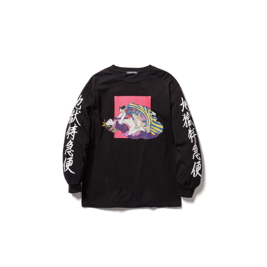 【P5倍 / SALE】地獄特急便 L/S Tee / BLACK（23AW-DELI-04/FS1257） F-LAGSTUF-F(フラグスタフ) |  | 06