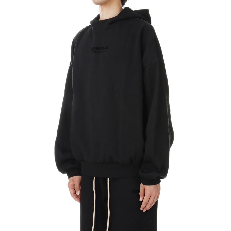 P15倍 / SALE】Essential Hoodie/Jet Black(192BT232050F) ESSENTIALS