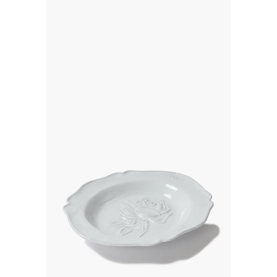 Fleurs -Soup Plate / 27cm x 23.5cm (ASCFLR3) Astier de Villatte(アスティエ・ド・ヴィラット) | ASTIER de VILLATTE. | 01