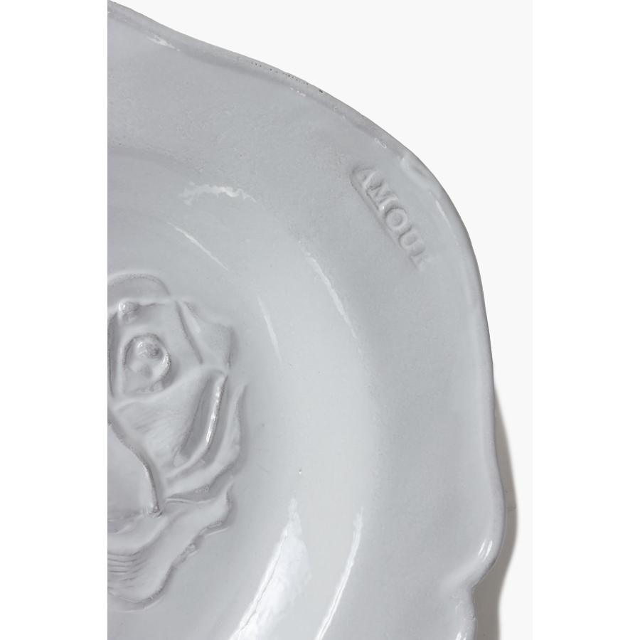 Fleurs -Soup Plate / 27cm x 23.5cm (ASCFLR3) Astier de Villatte(アスティエ・ド・ヴィラット) | ASTIER de VILLATTE. | 04
