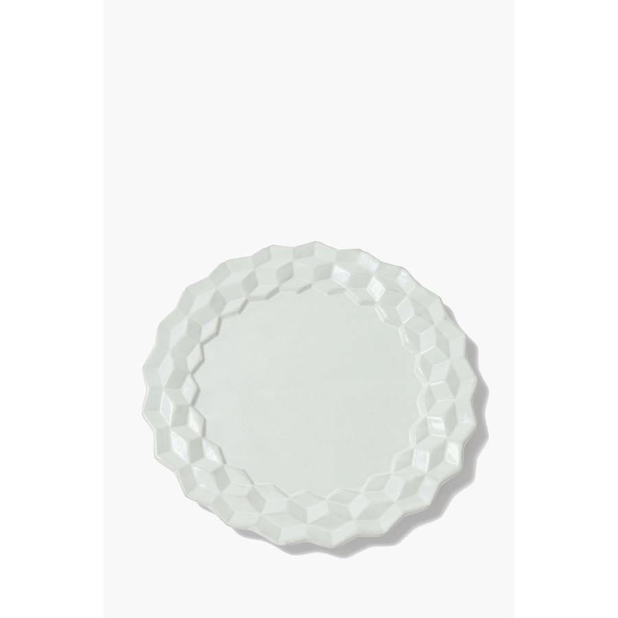 【P15倍】Cube -Dessert plate / 23cm(ASPCBE1) Astier de Villatte(アスティエ・ド・ヴィラット) | ASTIER de VILLATTE. | 03