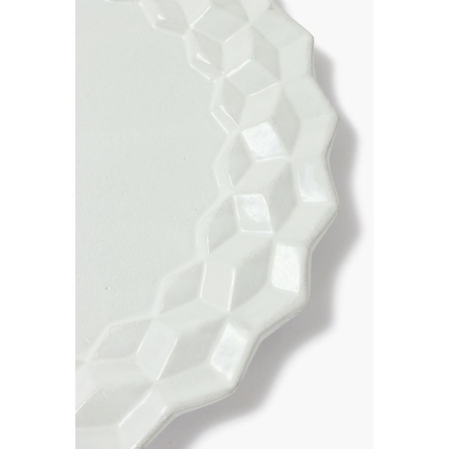 【P15倍】Cube -Dessert plate / 23cm(ASPCBE1) Astier de Villatte(アスティエ・ド・ヴィラット) | ASTIER de VILLATTE. | 04
