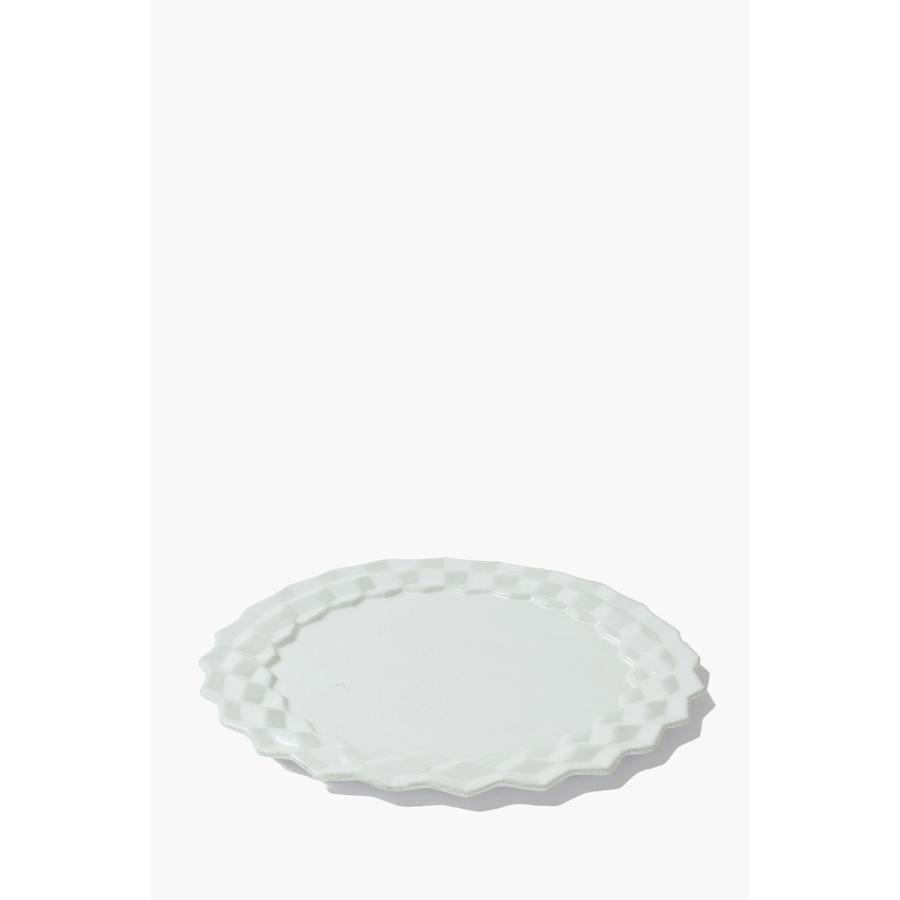 【P5倍】Cube -Plate / 26.5cm(ASPCBE2) Astier de Villatte(アスティエ・ド・ヴィラット) | ASTIER de VILLATTE. | 01