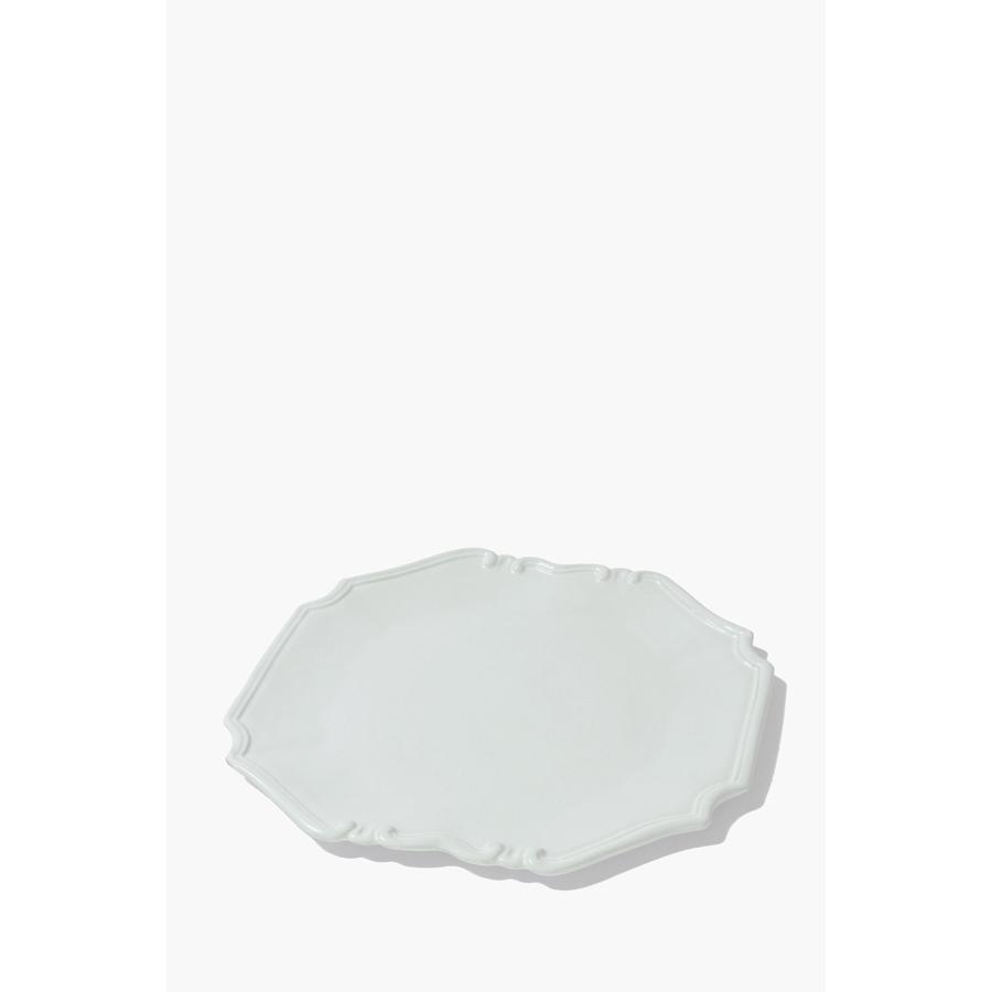 【P15倍】R?gence -Dinner Plate  / 28cm x 26.5cm(ASPRGN3) Astier de Villatte(アスティエ・ド・ヴィラット) | ASTIER de VILLATTE. | 01