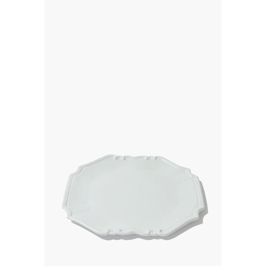 【P15倍】R?gence -Dinner Plate  / 28cm x 26.5cm(ASPRGN3) Astier de Villatte(アスティエ・ド・ヴィラット) | ASTIER de VILLATTE. | 02