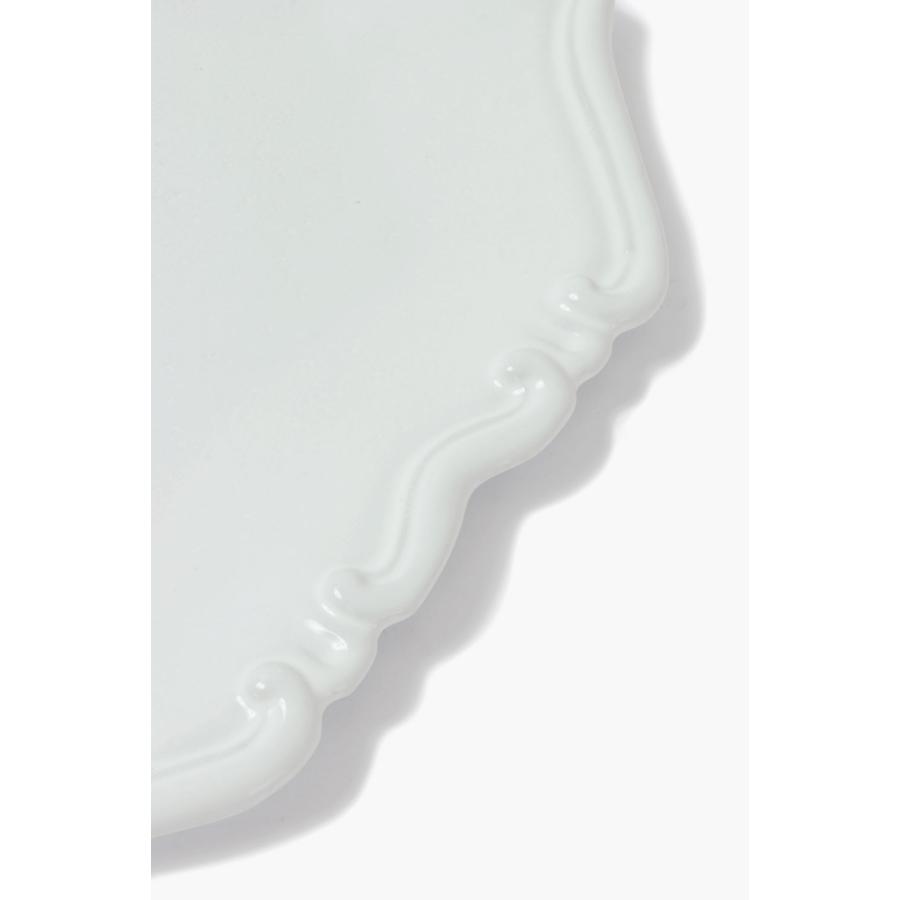 【P15倍】R?gence -Dinner Plate  / 28cm x 26.5cm(ASPRGN3) Astier de Villatte(アスティエ・ド・ヴィラット) | ASTIER de VILLATTE. | 03