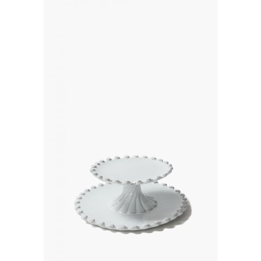 【P5倍】Ad?laide -Two Level Cake Stand / 16.5cm(CPHADL1) Astier de Villatte(アスティエ・ド・ヴィラット) | ASTIER de VILLATTE. | 01