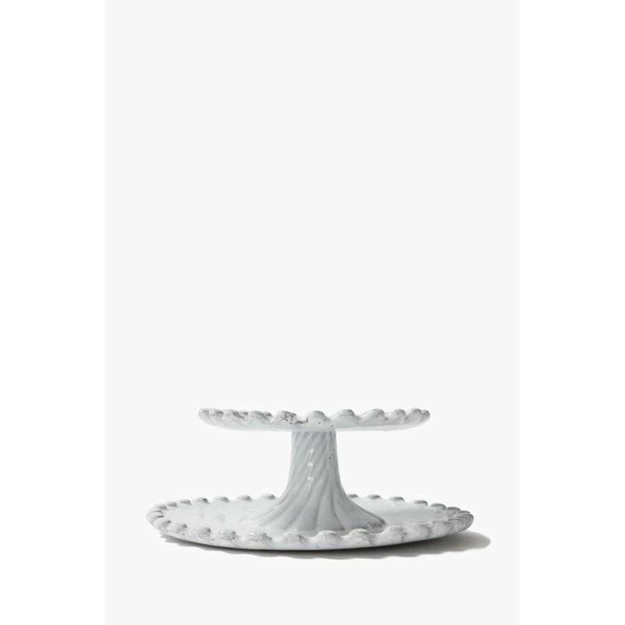 【P10倍】Ad?laide -Two Level Cake Stand / 16.5cm(CPHADL1) Astier de Villatte(アスティエ・ド・ヴィラット) | ASTIER de VILLATTE. | 03