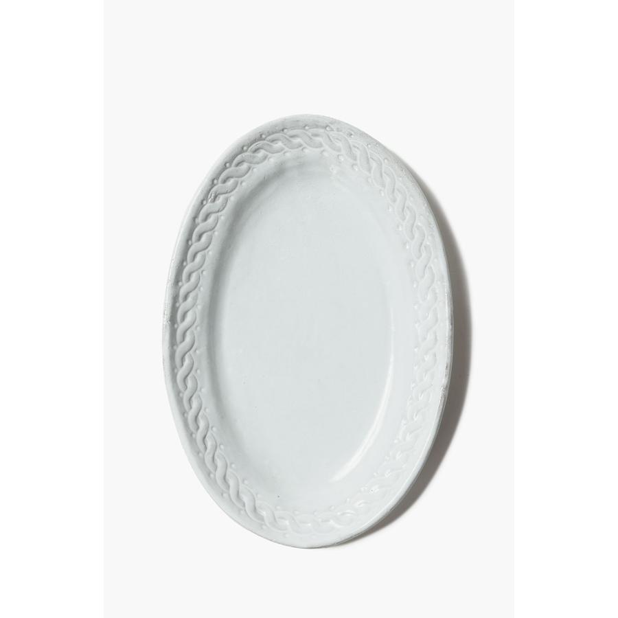 Athens -Small Oval Platter / 21cm x 14cm(PLTATH2) Astier de Villatte(アスティエ・ド・ヴィラット) | ASTIER de VILLATTE. | 02