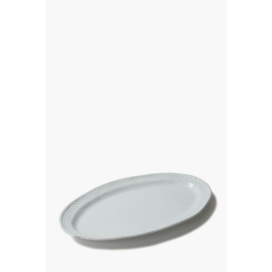 【P5倍】Athens -Oval Platter / 32cm x 20cm(PLTATH3) Astier de Villatte(アスティエ・ド・ヴィラット) | ASTIER de VILLATTE. | 01