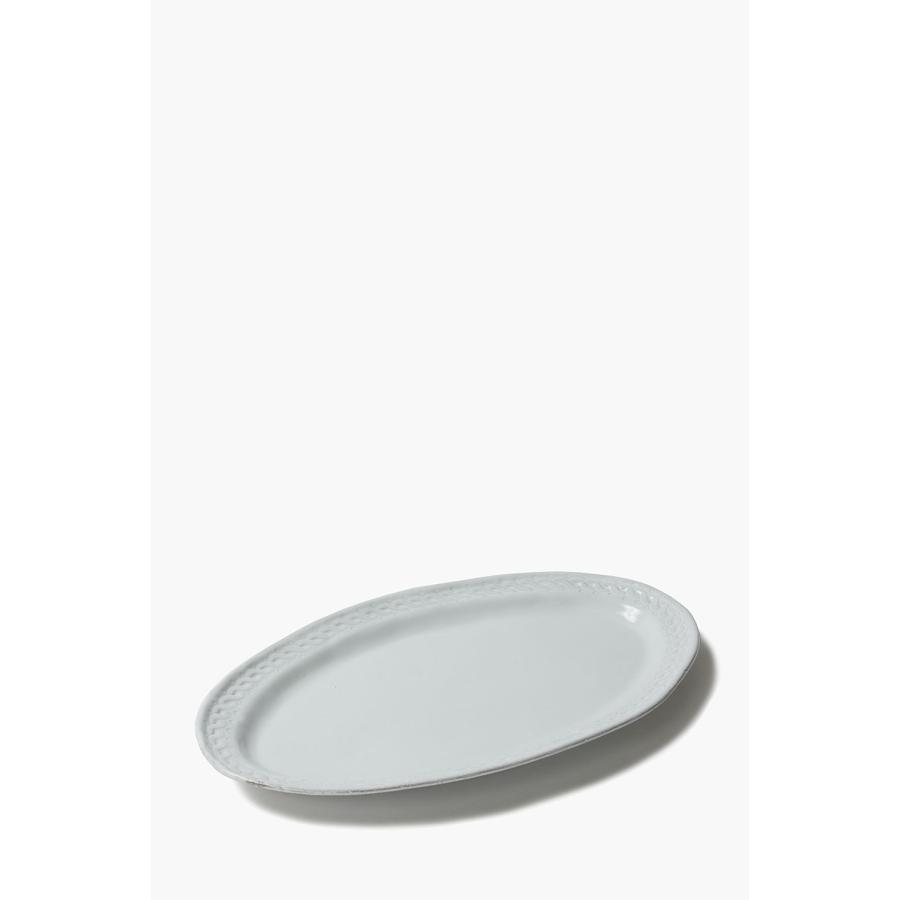 【P5倍】Athens -Oval Platter / 32cm x 20cm(PLTATH3) Astier de Villatte(アスティエ・ド・ヴィラット) | ASTIER de VILLATTE. | 01