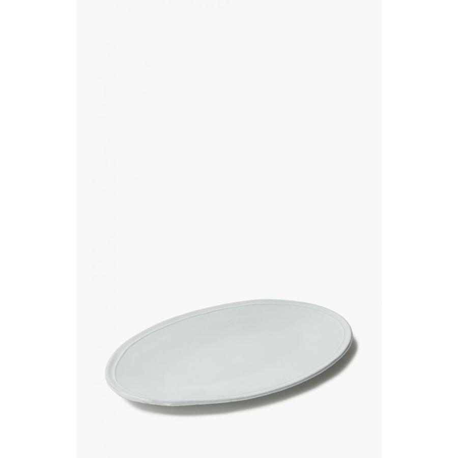 【P5倍】Simple -Small Oval Platter / 32cm x 23cm(PLTSMP5) Astier de Villatte(アスティエ・ド・ヴィラット) | ASTIER de VILLATTE. | 01