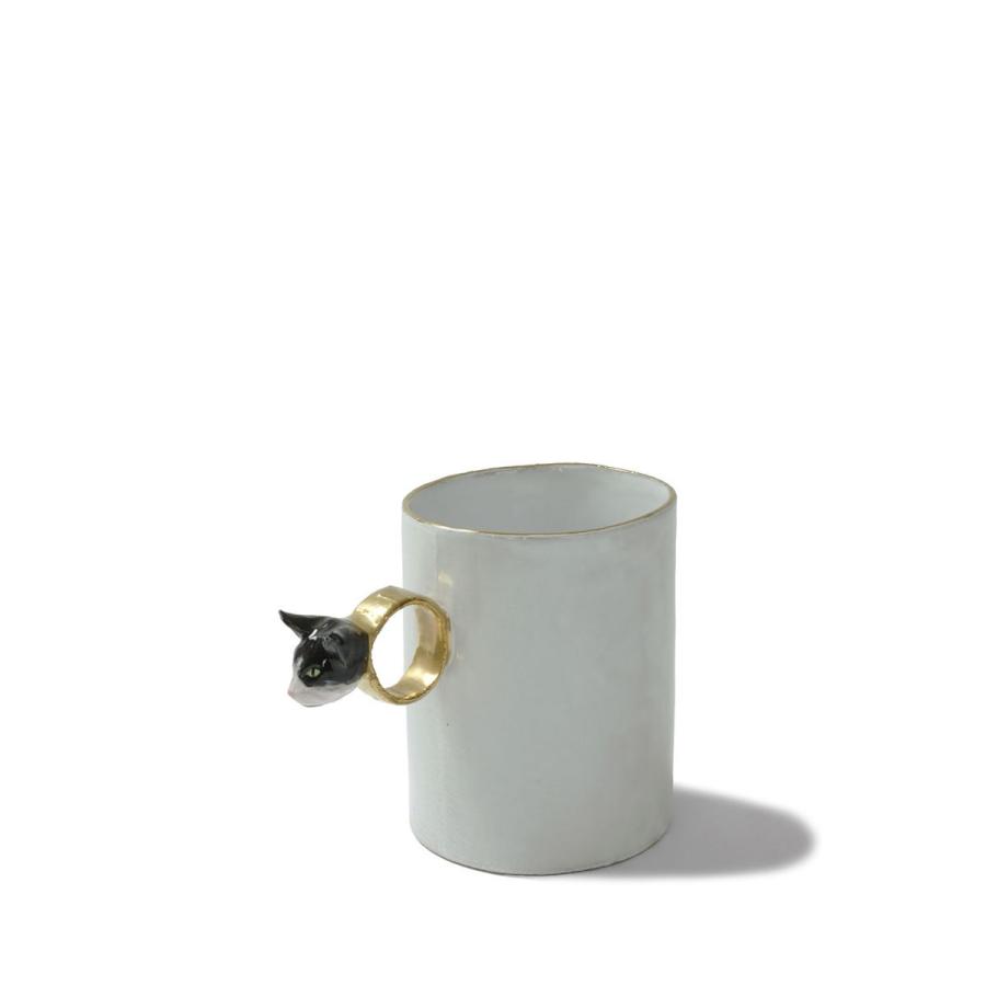 P10倍】Serena -Cat Cup/ 12cm×7.4cm(TSSSRN200) Astier de Villatte 