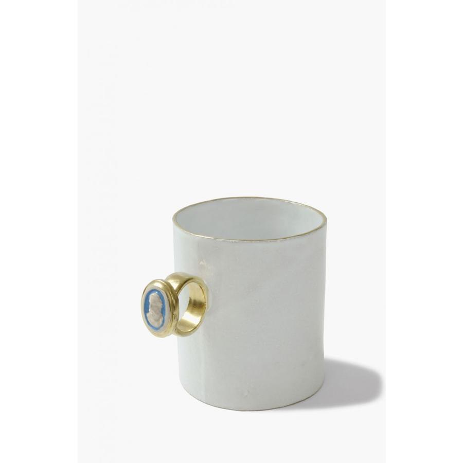ASTIER de VILLATTE. 【P10倍】Serena Man Cameo Ring Cup/ 11.1cm×7.6 