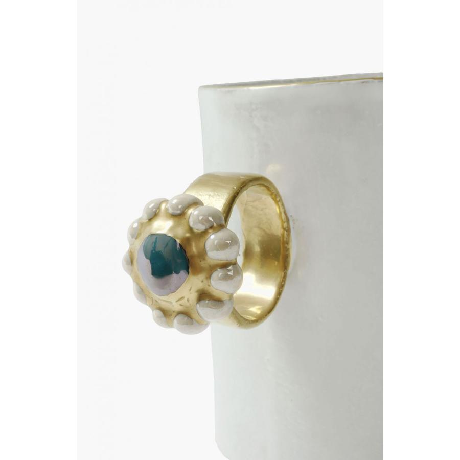 ASTIER de VILLATTE. 【P10倍】Serena -Blue Iris Ring Cup/ 10.8cm 
