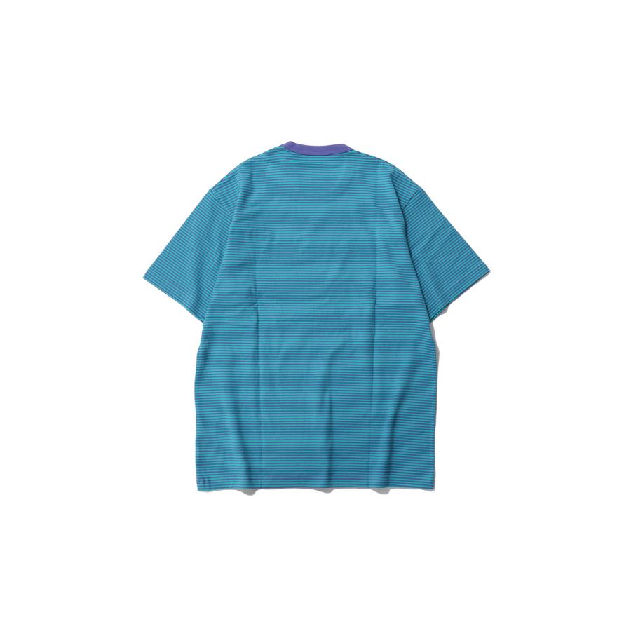 【SALE】S/S Multi Border Tee - OPTIC VIOLET / GEYSER AQUA (NT32455) The North Face(ザ・ノース・フェイス) | THE NORTH FACE | 01