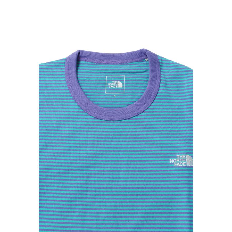 【SALE】S/S Multi Border Tee - OPTIC VIOLET / GEYSER AQUA (NT32455) The North Face(ザ・ノース・フェイス) | THE NORTH FACE | 02