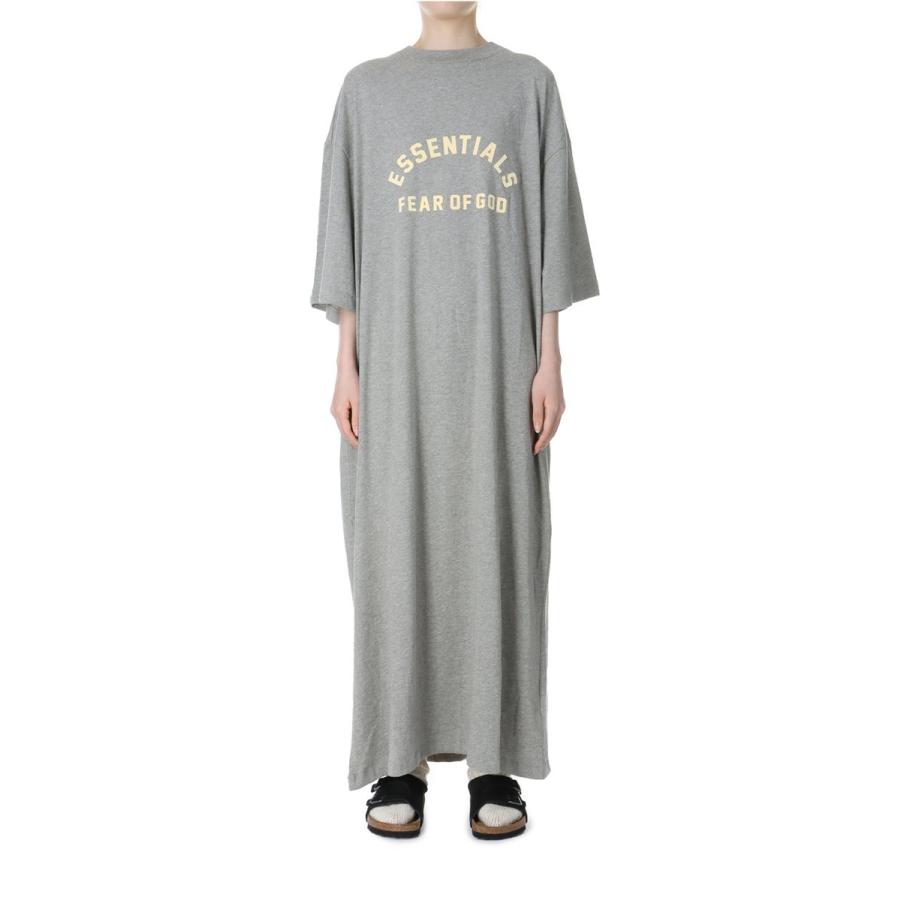 【P5倍 / SALE】3/4 Sleeve Dress -DARK HEATHER OATMEAL(125SP245503FW) ESSENTIALS -Women-(エッセンシャルズ) | 