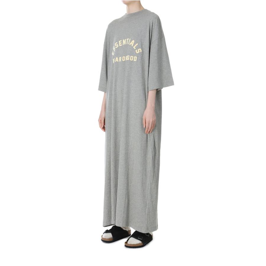 【P5倍 / SALE】3/4 Sleeve Dress -DARK HEATHER OATMEAL(125SP245503FW) ESSENTIALS -Women-(エッセンシャルズ) |  | 01