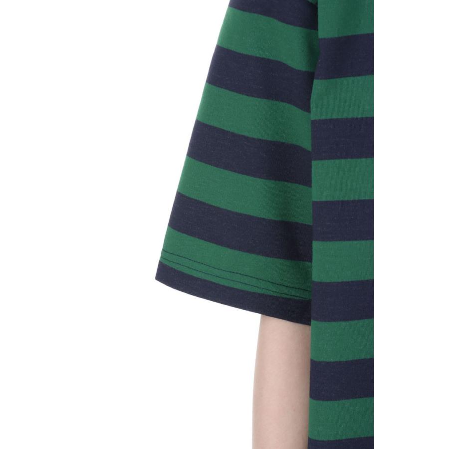 【SALE / 30%OFF】W's TECH DRAWSTRING BORDER S/S TEE-GREENxNAVY(BE-36024L) DAIWA PIER39 -Women-(ダイワ ピア 39)