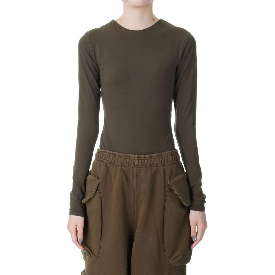 【P10倍】【SALE】LS BODYSUIT - COTTON SPANDEX -BRUNETTE(ES2357BT) Entire Studios -Women-(エンタイア スタジオ) | 