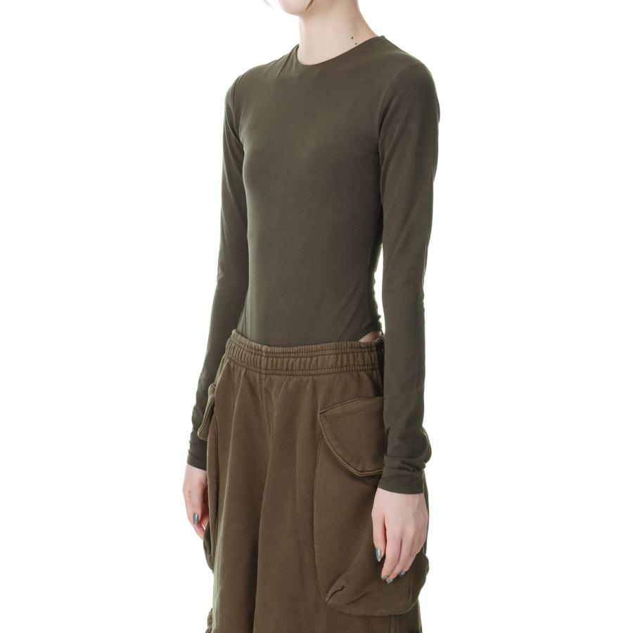 【P10倍】【SALE】LS BODYSUIT - COTTON SPANDEX -BRUNETTE(ES2357BT) Entire Studios -Women-(エンタイア スタジオ) |  | 01