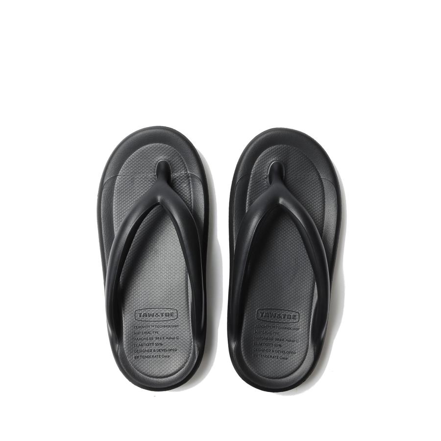 トーアンドトー ZEROVITY Flip Flop OG -BLACK (Z-FF-BLAJ) (~25cm) TAW&TOE(トーアンドトー) |  | 05