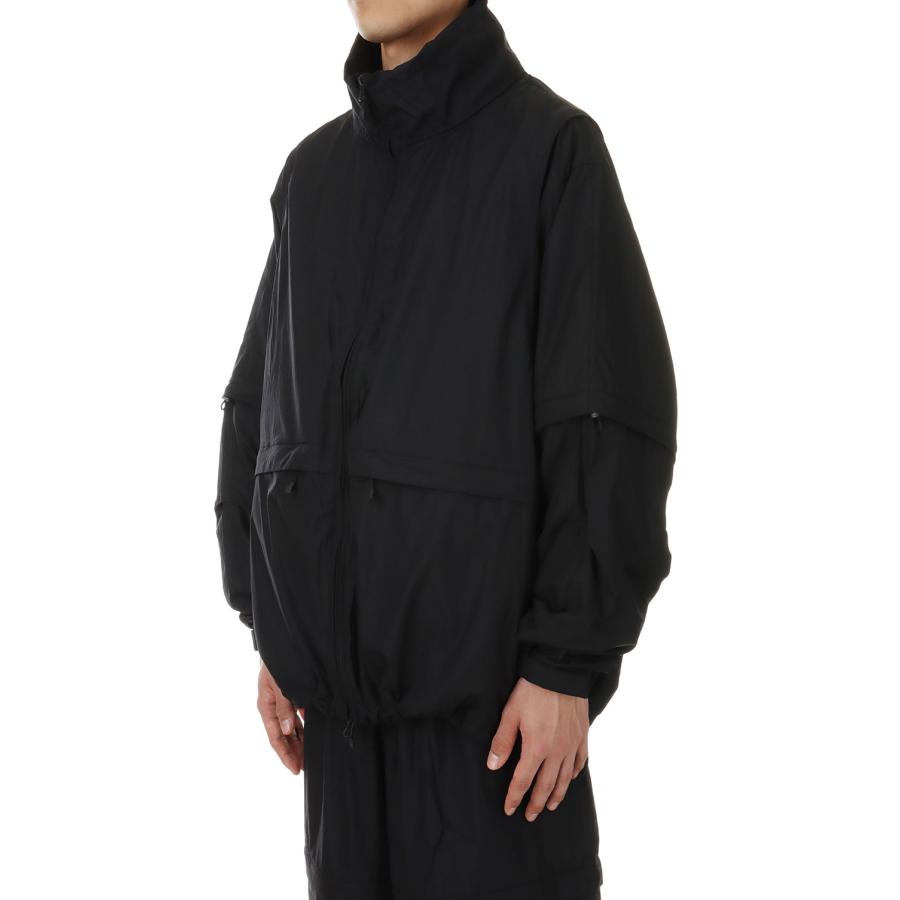 DAIWA PIER39 TECH DETACHABLE WINDBREAKER JACKET - BLACK (BJ-50024 