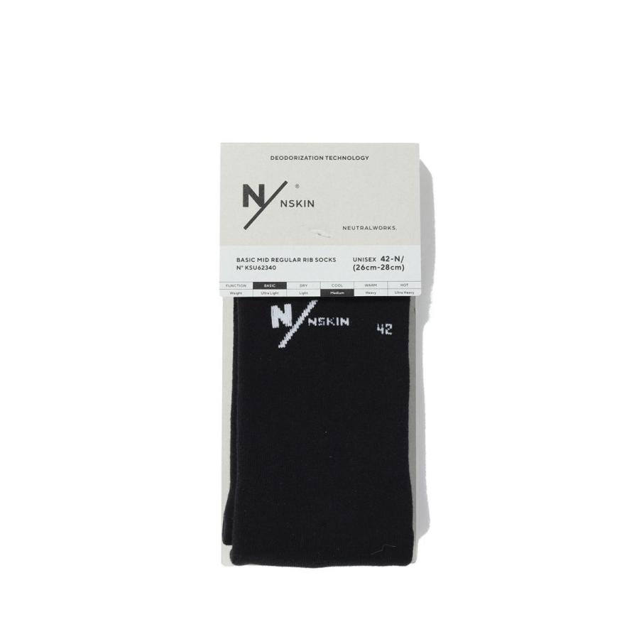 【P5倍 / SALE】BASIC MID REGULAR RIB SOCKS - BLACK (KSU62340) MXP(エムエックスピー) | mxp | 01
