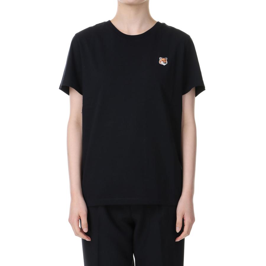 【P5倍 / SALE】FOX HEAD PATCH CLASSIC TEE-SHIRT - BLACK(LW00105KJ0008) Maison Kitsune -Women-(メゾンキツネ) | 