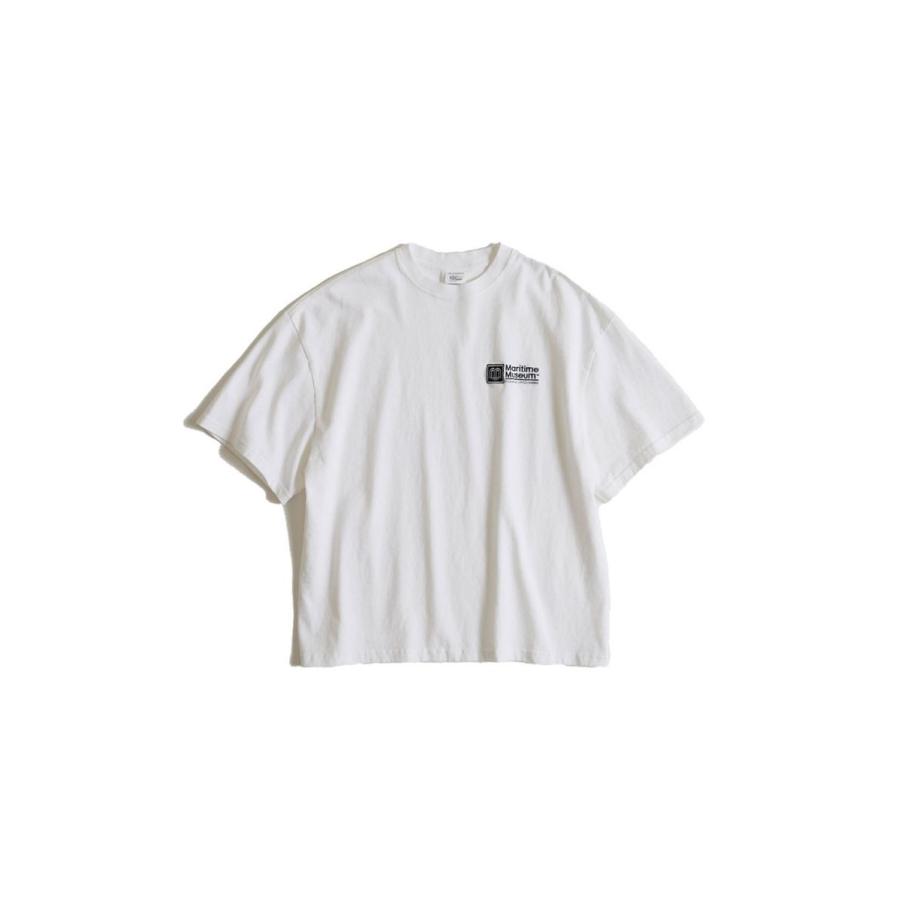 【16時までのご注文で最短翌日発送】MARITIME MUSEUM TEE-White（24SMSCU12 ） Shinzone(シンゾーン)｜deepinsideinc｜05